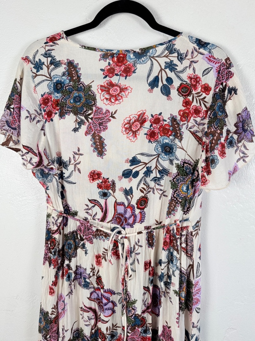 Patrons of Peace Cream Floral Maxi Dress Size M - Picture 9 of 12